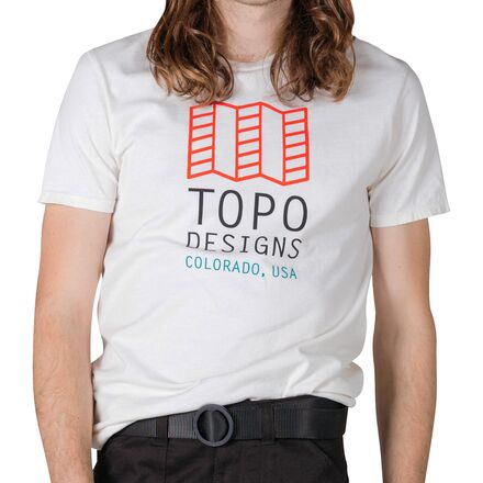 Topo Designs - Original Logo Short-Sleeve T-Shirt - Men's - Natural