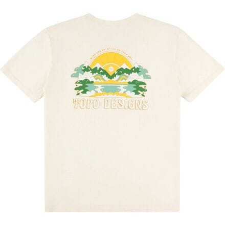 Topo Designs - Peaks & Valleys T-Shirt - Men's - Natural