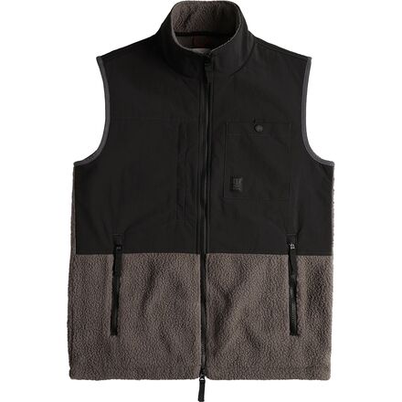 Topo Designs - Subalpine Fleece Vest - Men's - Charcoal