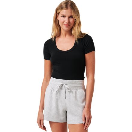 Cloud Rib Short-Sleeve Shirt - Women's