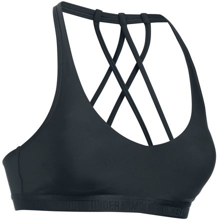 Under Armour - Low Strappy Solid Sports Bra - Women's