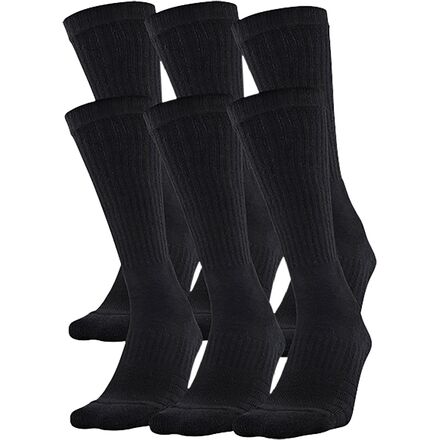 Under Armour - Training Cotton Crew Sock - 6-Pack