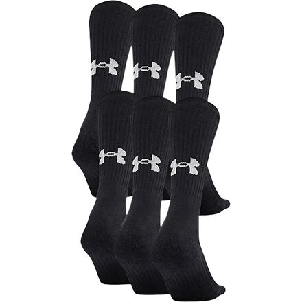 Under Armour - Training Cotton Crew Sock - 6-Pack