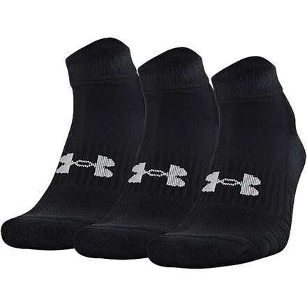 Under Armour - Training Cotton Locut Sock - 3-Pack - Black