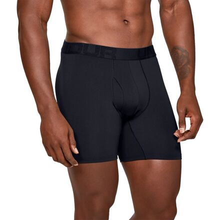 Under Armour - Tech Mesh 6in Underwear - 2-Pack - Men's - Black/Black