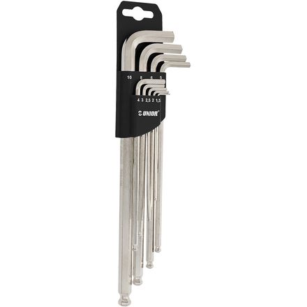 Unior - 9-Piece Long Ball End Hex Wrench Set