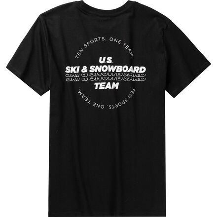 US Ski and Snowboard - Ten Sports One Team T-Shirt - Men's - Black