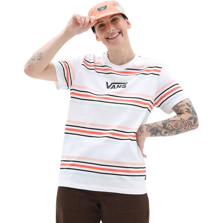 Vans - Fruit Party Stripe Short-Sleeve Shirt - Women's - White