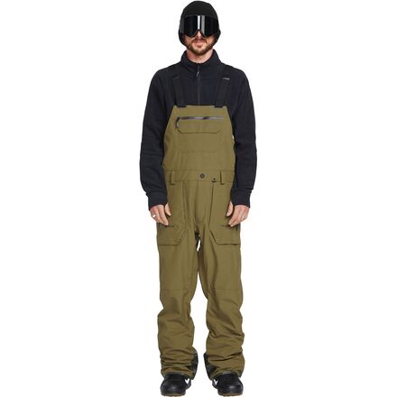 Volcom - Rain GORE-TEX Bib Overall Pant - Men's - Dark Teak