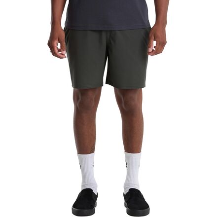 Volcom - Nomoly Elastic Waist 18 Short - Men's - Rinsed Black