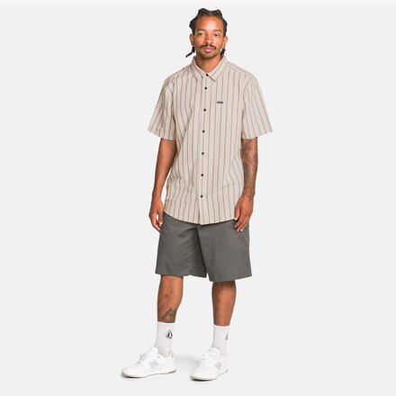 Volcom - Sato Stripe Short-Sleeve Shirt - Men's