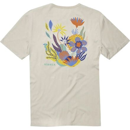 Vissla - Coral Visions Organic Short-Sleeve T-Shirt - Men's - Bone
