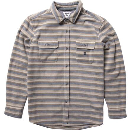 Vissla - Eco-Zy Polar Flannel Shirt - Men's - Light Slate
