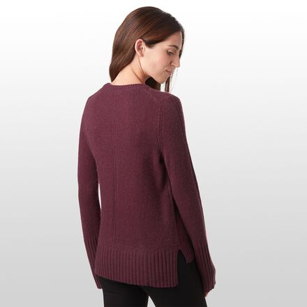 White + Warren - Pointelle Detail Crewneck Sweater - Women's