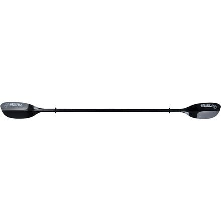 Werner - Cyprus Hooked Carbon 2-Piece Paddle - Straight Shaft