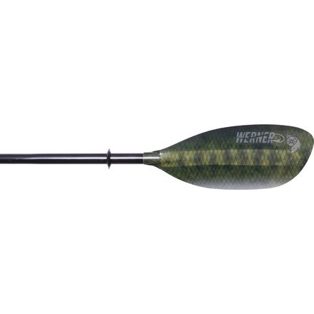 Werner - Shuna Hooked Fiberglass 2-Piece Paddle - Straight Shaft