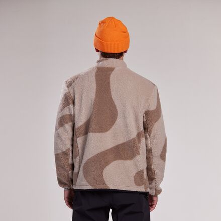 WHITESPACE - Cinchable Sherpa Fleece Zip-Up - Men's