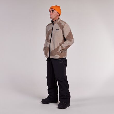 WHITESPACE - Cinchable Sherpa Fleece Zip-Up - Men's