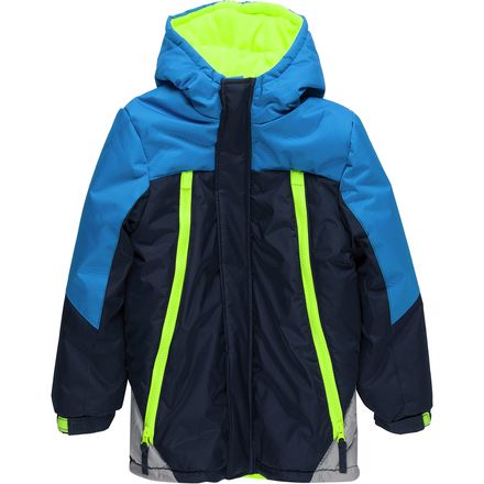 Wippette - Color Block Hooded Jacket with Zipper Pockets - Boys'