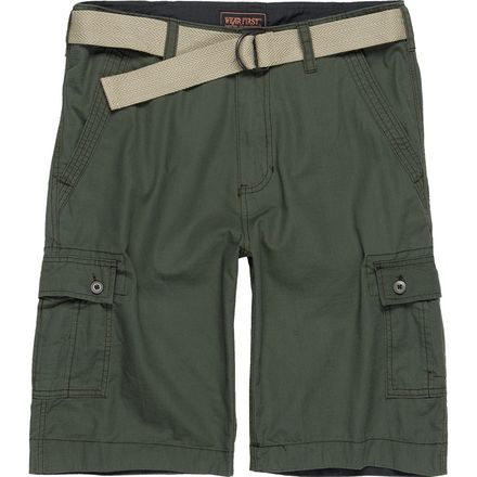 Wearfirst - Solid Cargo Short with Solid Belt - Men's