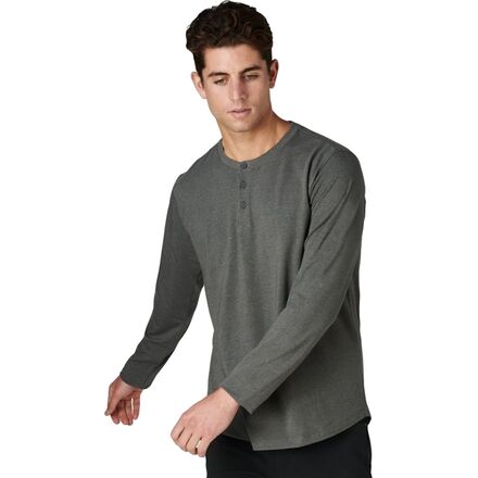 Western Rise - X Cotton Long-Sleeve Henley - Men's