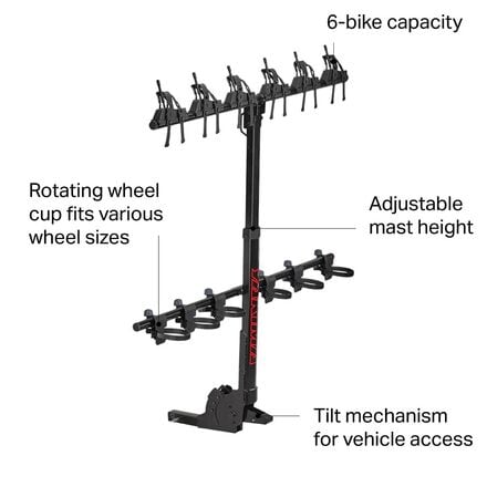 Yakima - HangOver 6 Hitch Bike Rack