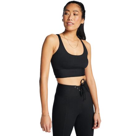 Year of Ours - Ribbed Gym Bra - Women's - Black