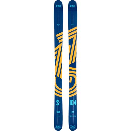 Zag Skis - Slap 104 Ski - 2024 - Dark Blue/Orange