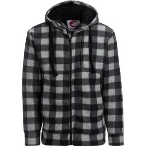 half moletom com capuz half flannel