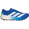 Adidas TERREX - Terrex Agravic 4 Trail Running Shoe - Men's - Blue/Ftwr White/Lime Burst