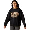 Ariat - Outlaw Oversized Sweatshirt - Women's - Black