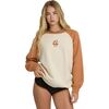 Billabong - Blissed Out Crew Fleece Pullover - Women's - Caramel Caf?