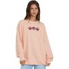 Billabong - Chasing Horizons. Crew Fleece Pullover - Women's - Light Peach