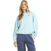 Billabong - Sanibel Kendal Crew Fleece Pullover - Women's - Pool Blue