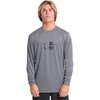 Billabong - All Day Wave LF Long-Sleeve Rashguard - Men's - Light Gray Heather