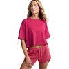 Beyond Yoga - Better Than Ever Cropped T-Shirt - Women's - Berry Red