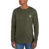 Carhartt - Force Relaxed Fit MW LS Pocket T-Shirt - Men's - Basil Heather