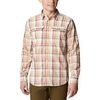 Chalk Gathered Plaid
