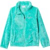 Columbia - Fire Side Sherpa Hybrid Full-Zip Fleece Jacket - Girls' - Dolphin