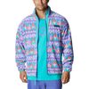 Purple Lotus Camp Blanket/Bright Aqua