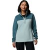 Columbia - Benton Springs 1/2-Snap II Fleece Pullover - Women's - Crushed Blue/Everblue