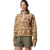 Columbia - Helvetia II Printed Cropped 1/2-Snap Pullover - Women's - Delta/Retrotree