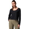 Columbia - Brea Falls Grid Long-Sleeve Henley - Women's - Black