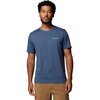 Collegiate Navy Heather/Linear Peaks