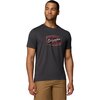 Columbia - Parsons Point Graphic T-Shirt - Men's - Black Heather/Badge Label