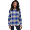 Surf Blue Fireside Ombre Plaid