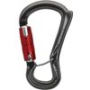 DMM - Ceros Locking Carabiner - Kwiklock - Titanium/Red