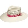 Stetson - Sedona Hat - Natural/Pink Band