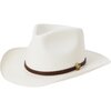 Stetson - Woodrow Straw Hat - Bleach/Brown Band