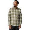 Fjallraven - Ovik Lite Flannel Shirt - Men's - Laurel Green/Chalk White